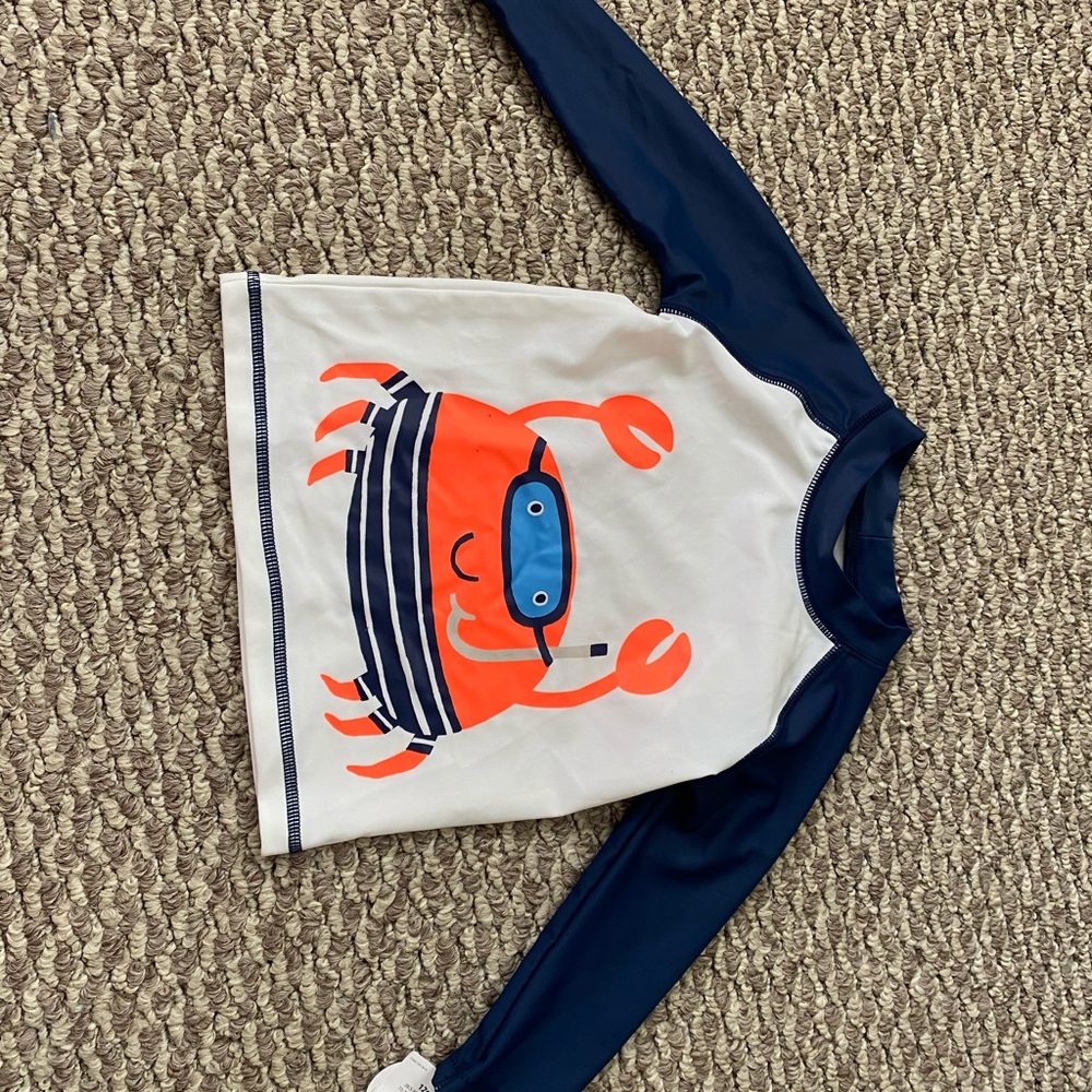 Boys swim rash guard